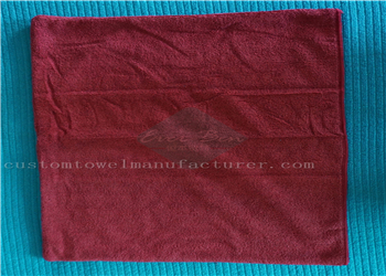 China Bulk Custom Red face towel Factory Bespoke Brand Microfiber Home Cleaning towels Gifts supplier for Europe